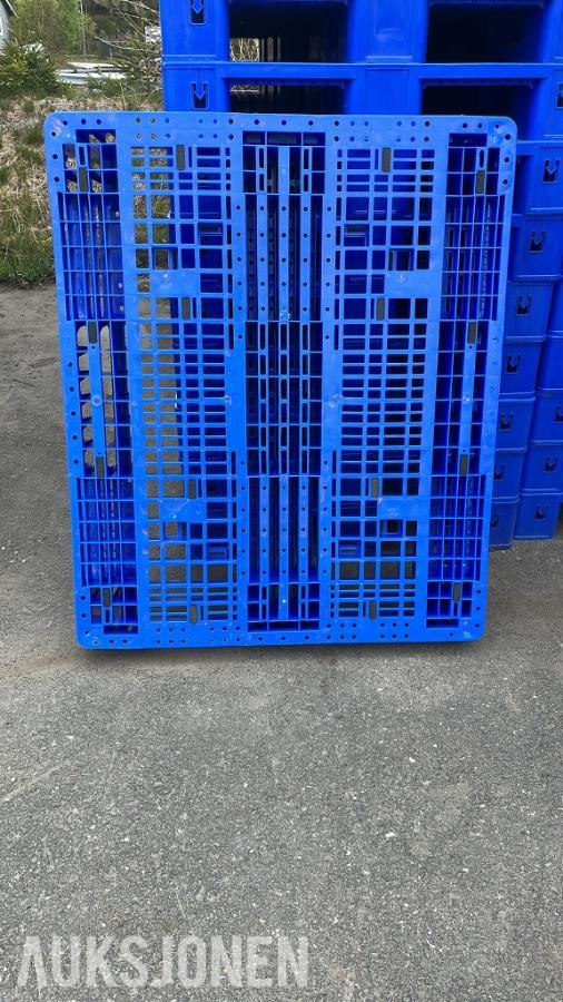 Plast paller blå  - 40 stk